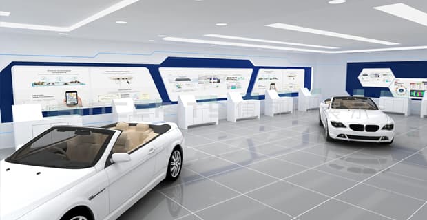 比亚迪汽车电子企业展厅设计
